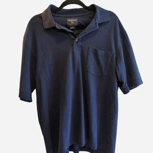 Woolrich Men's Black and Navy Polo-shirts